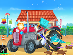 Truck wash games for boys स्क्रीनशॉट 0