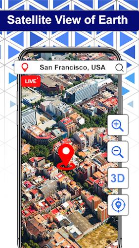 Earth Map Satellite: View Live Tangkapan skrin 1