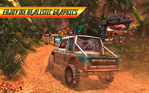 Offroad Jeep Driving Simulator Captura de tela 3