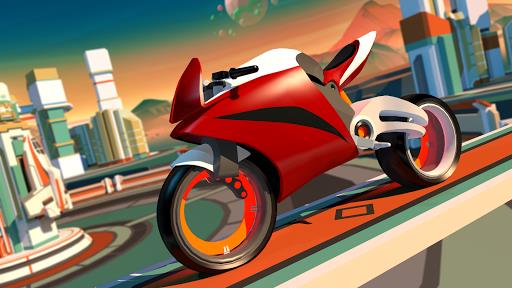 Gravity Rider: Space Bike Race 螢幕截圖 1