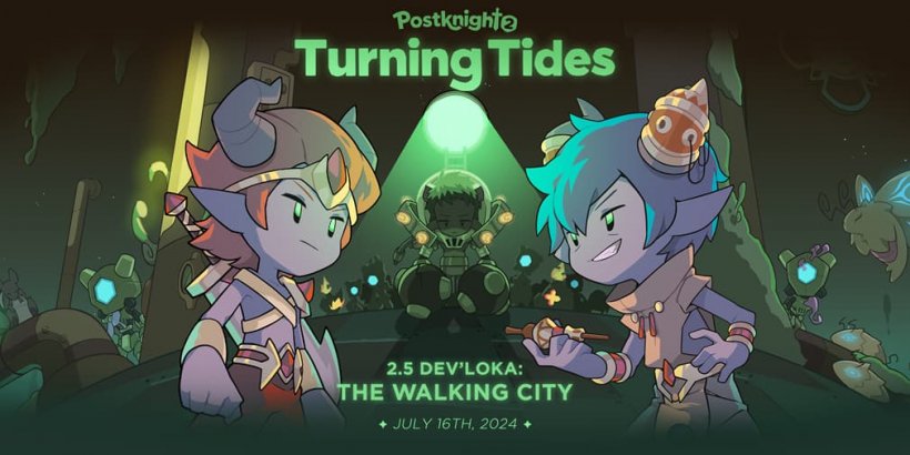 PostKnight 2's Dev'loka update is out now, letting you explore the Walking City