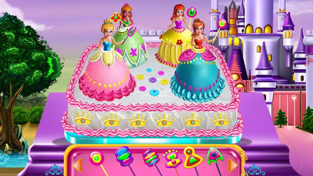 Princesses Cake Cooking 스크린샷 1