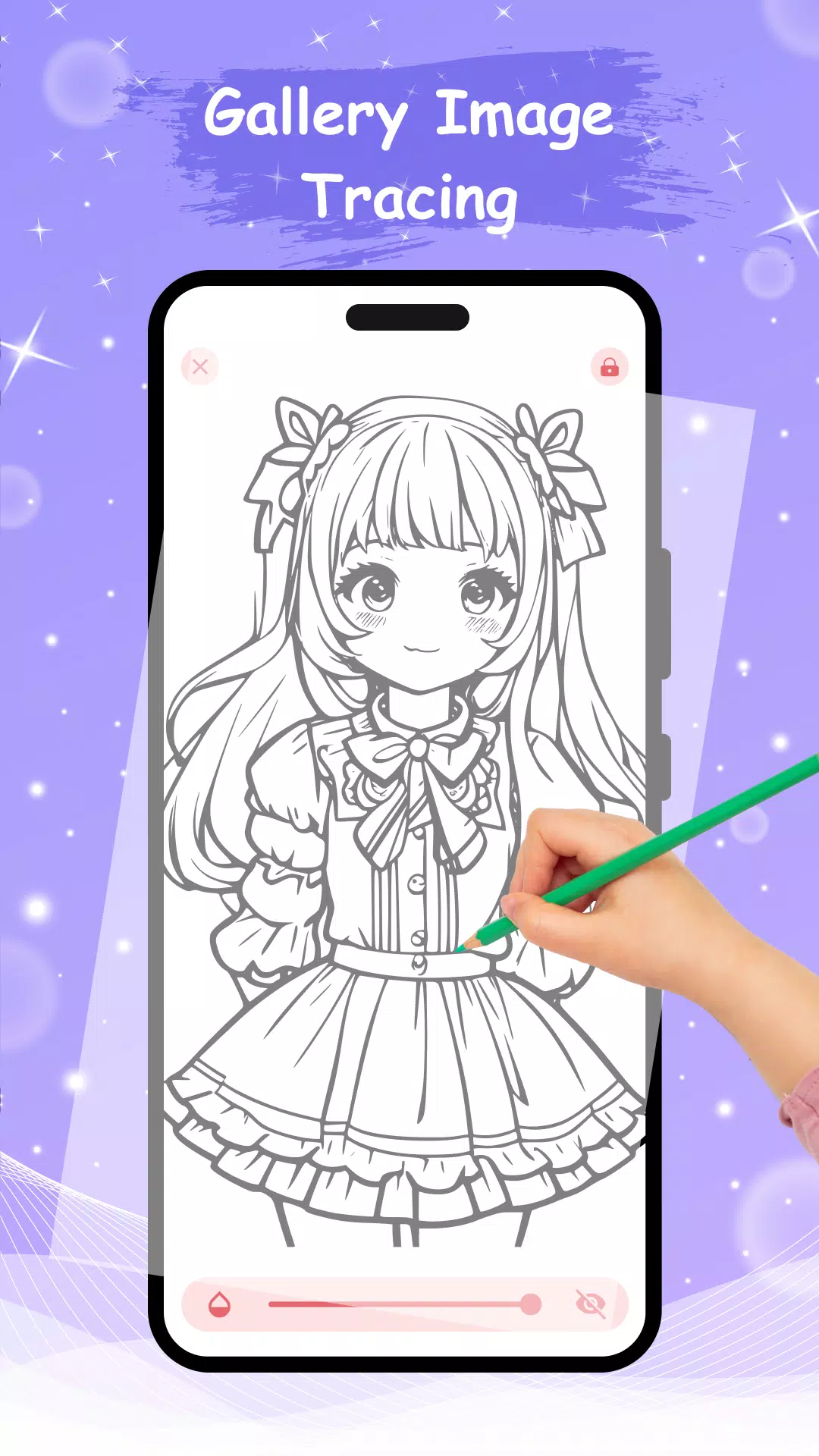 Trace and Sketch Anime Photo スクリーンショット 3