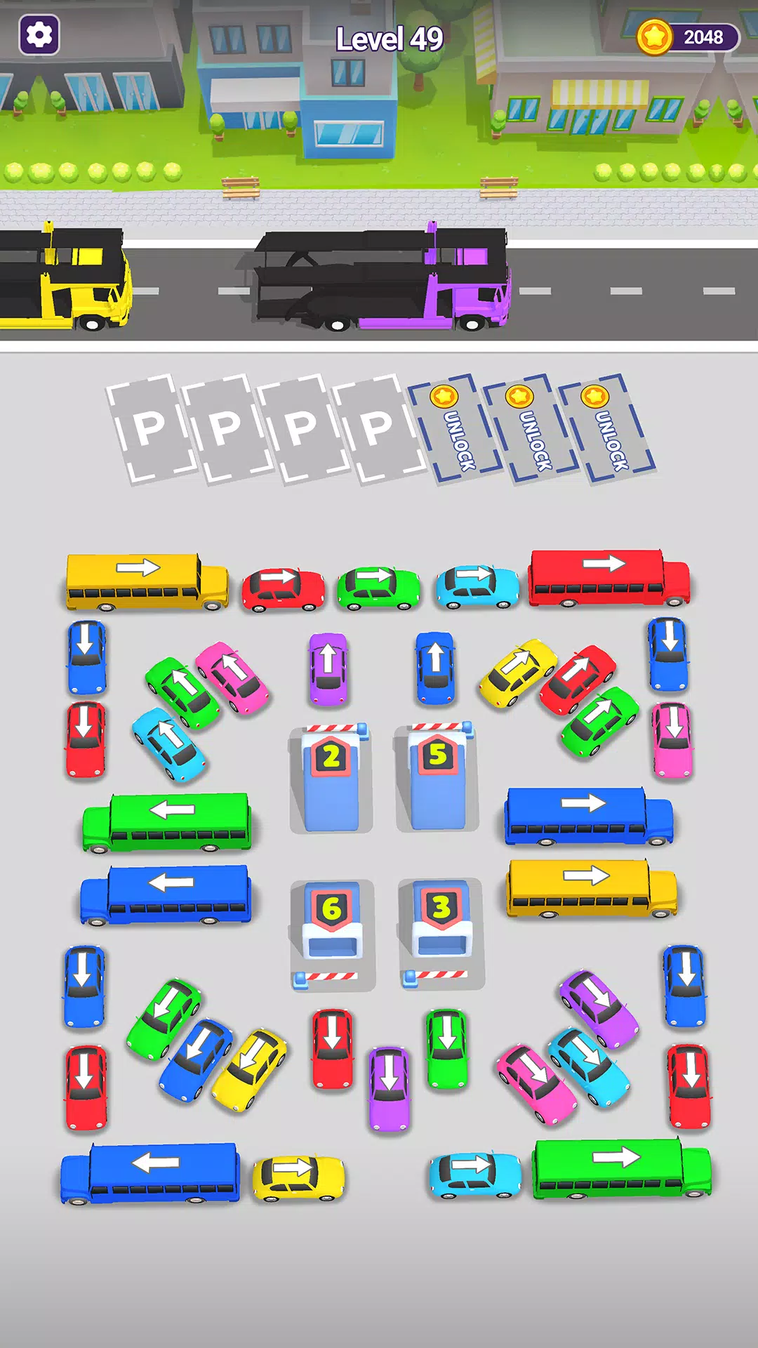 Mini Car Jam: Parking Puzzle Ảnh chụp màn hình 0