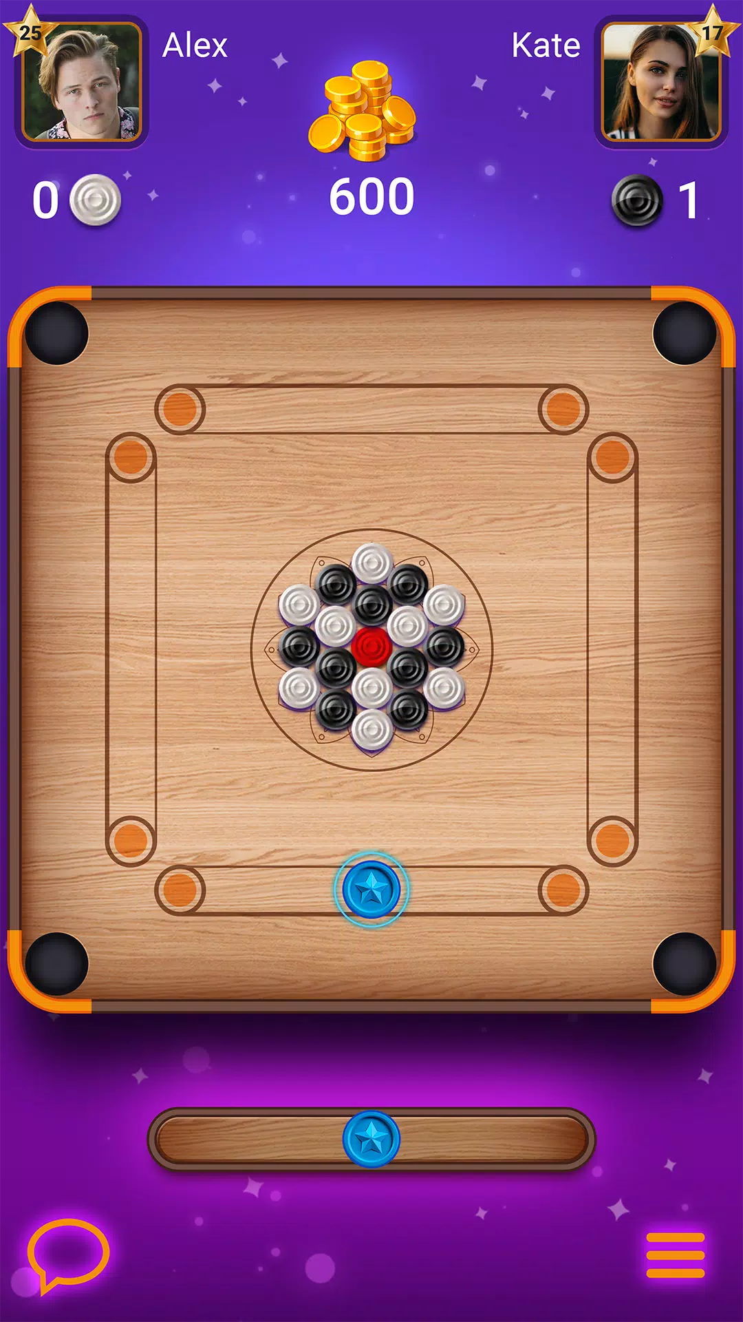 Carrom Lure - Disc pool game 스크린샷 0