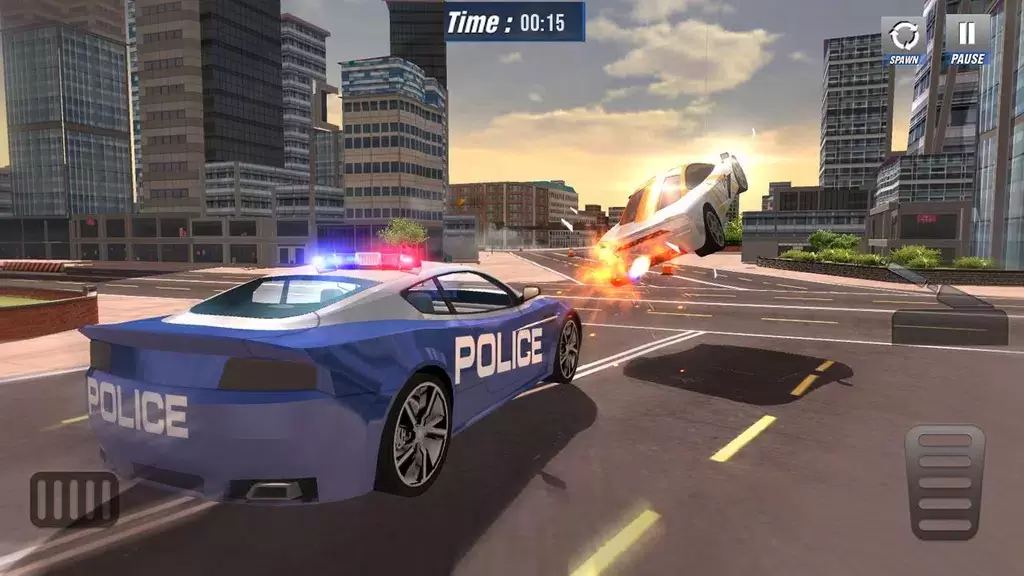 Police Car Sim Schermafbeelding 1