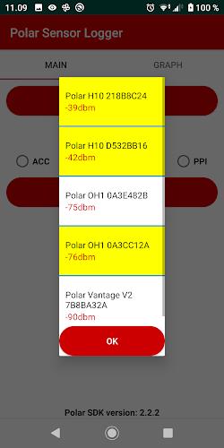 Polar Sensor Logger 스크린샷 1