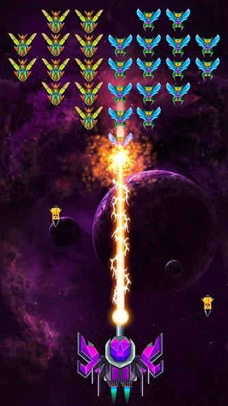 Galaxy Attack: Shooting Game Mod ဖန်သားပြင်ဓာတ်ပုံ 2