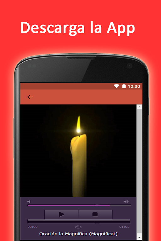 Oracion la magnifica en audio: El Magnificat Screenshot 1