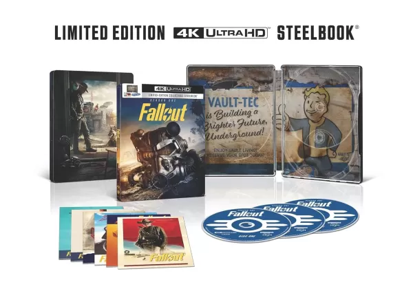„Fallout Season 1 4K UHD STELBOOK Otwarte w Amazon UK”