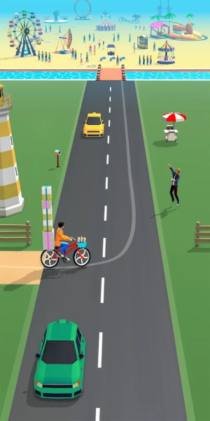 Paperboy Ticket Delivery Game Screenshot 0