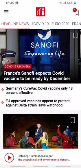 RFI - L'actualité mondiale Screenshot 0