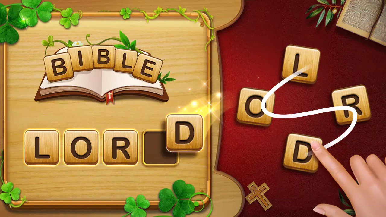 Bible Word Connect Puzzle Game スクリーンショット 1