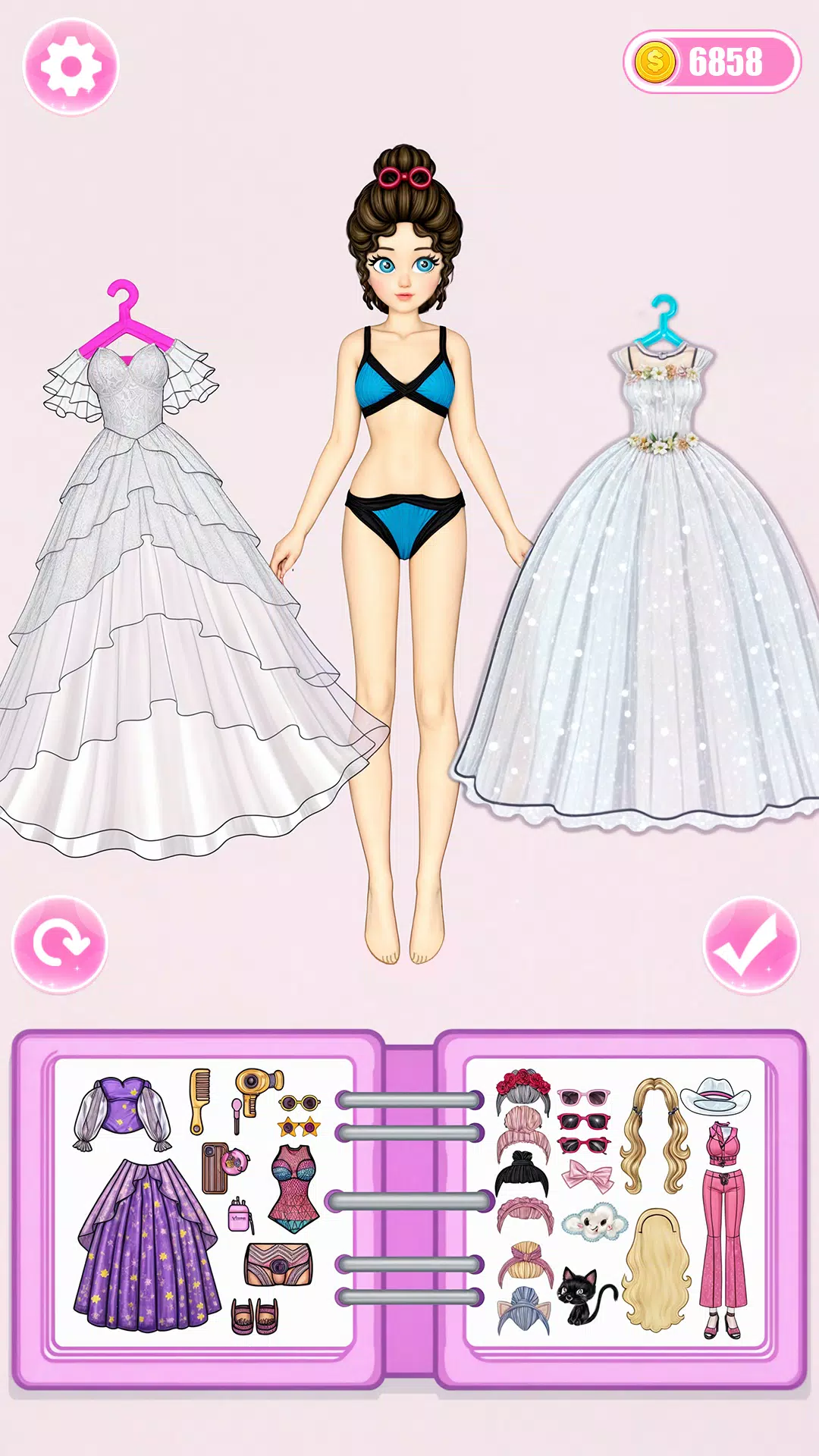 Paper Doll: Dress Up DIY Game 螢幕截圖 1