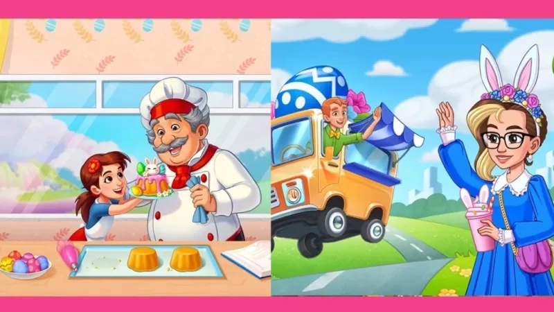Actualización de Pascua: ¡ardillas y camiones de comida agregados al diario de cocina!