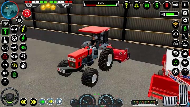 Tractor Farming Tractor Games ภาพหน้าจอ 1