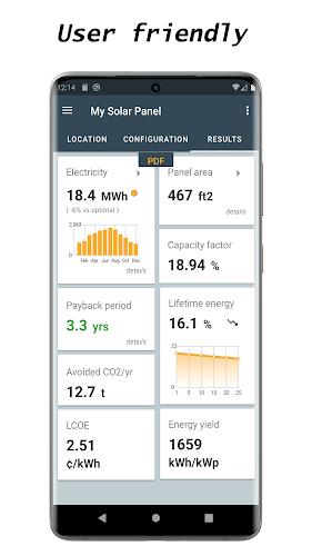 My Solar Panel Lite ဖန်သားပြင်ဓာတ်ပုံ 1