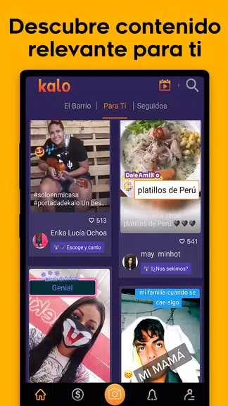 Kalo Videos - Red Social de Latinos Ảnh chụp màn hình 0