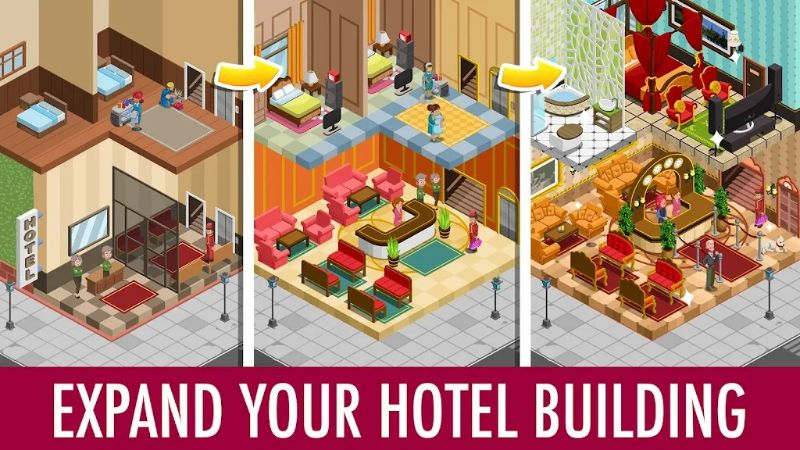 Hotel Tycoon Empire: Idle game应用截图第3张