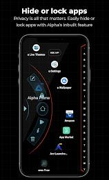 Schermata Alpha Hybrid Launcher 4D theme 1