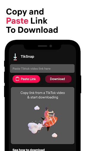 Schermata TikSnap: Downloader for TikTok 1