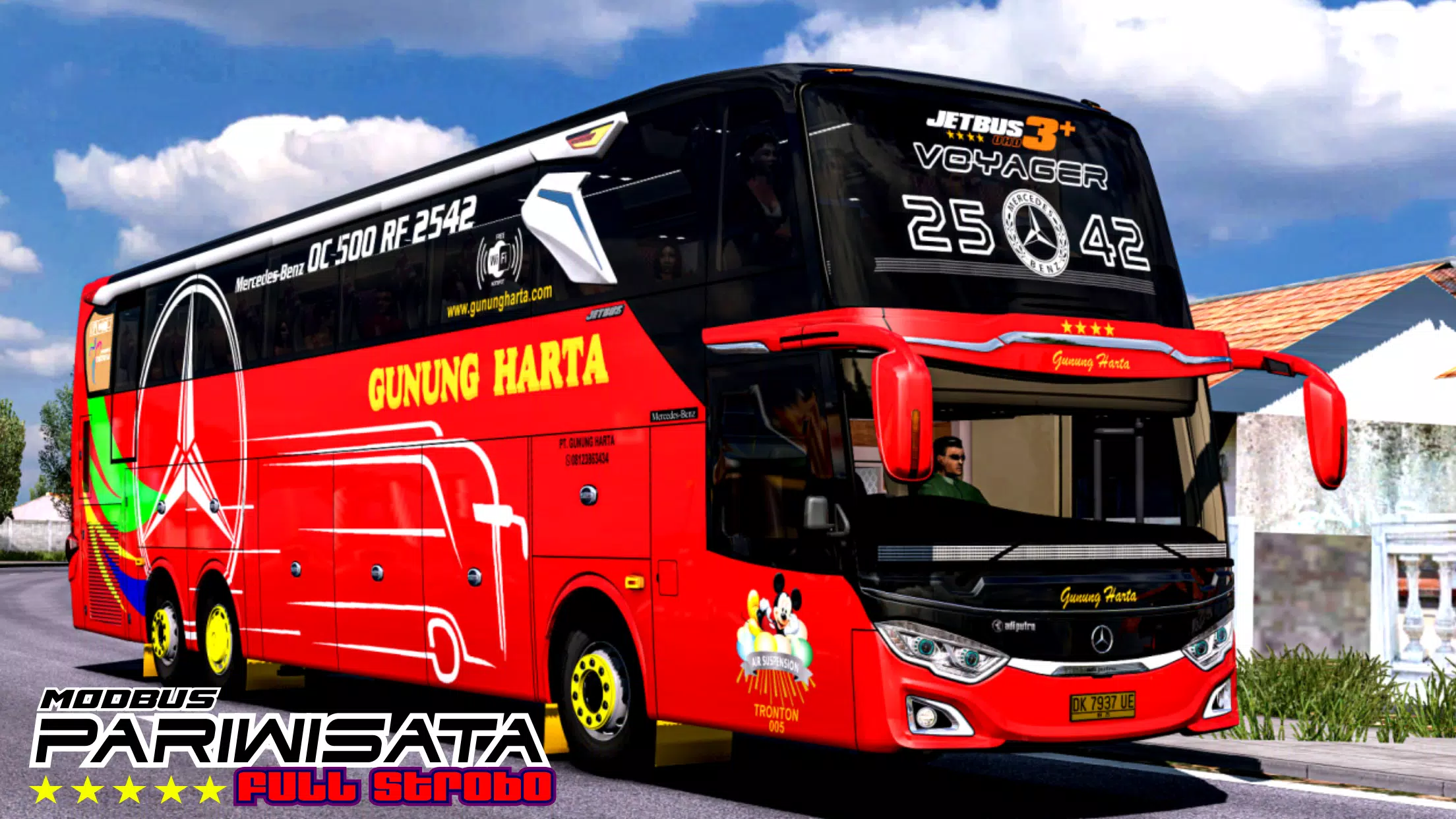 Mod Bus Pariwisata Full Strobo 螢幕截圖 0