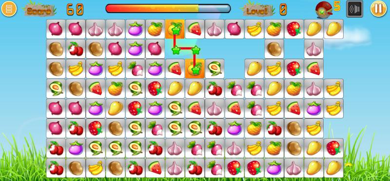 Link fruits - fruit match pair Screenshot 1