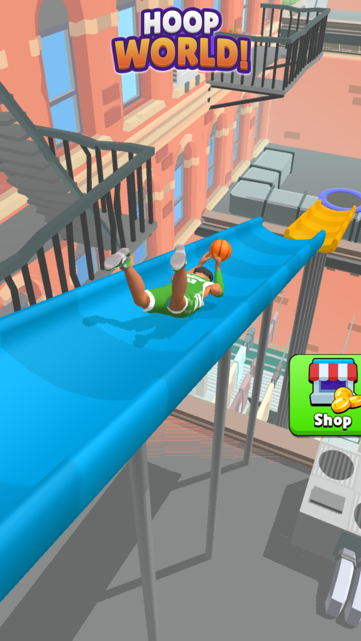 Hoop World: Flip Dunk Game 3D Captura de tela 0