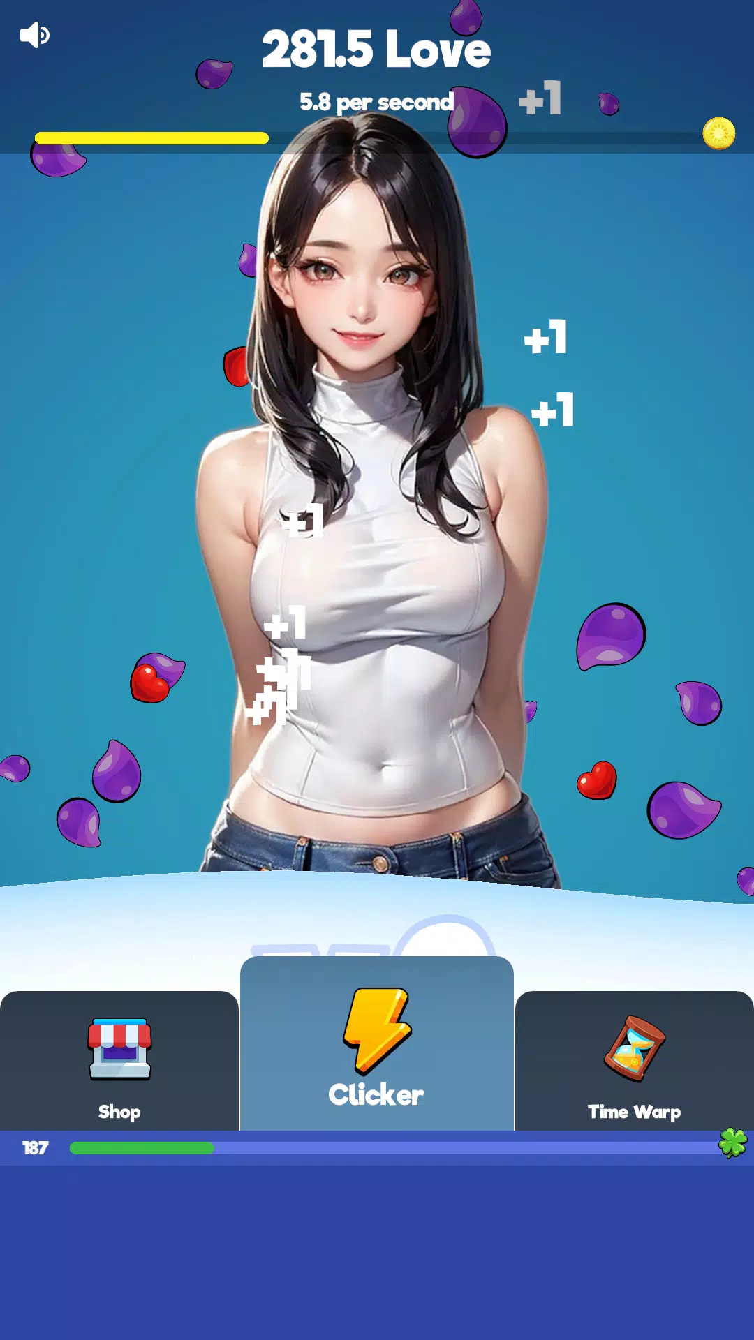 Sexy touch girls: idle clicker应用截图第0张