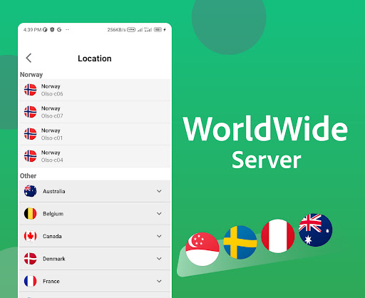 Norway VPN - Norwegian IP Fast Ảnh chụp màn hình 2