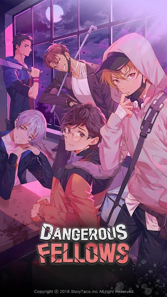 Dangerous Fellows:Otome Dating Mod স্ক্রিনশট 0