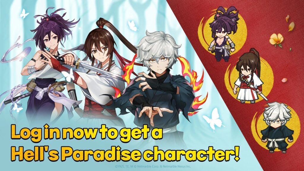 Seven Knights Idle Adventure x Hell's Paradise Crossover นำฮีโร่ใหม่สามตัวและอีกมากมาย!