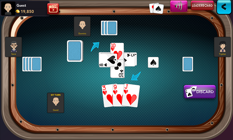 Offline Crazy Eights - Free Card Game Captura de pantalla 3