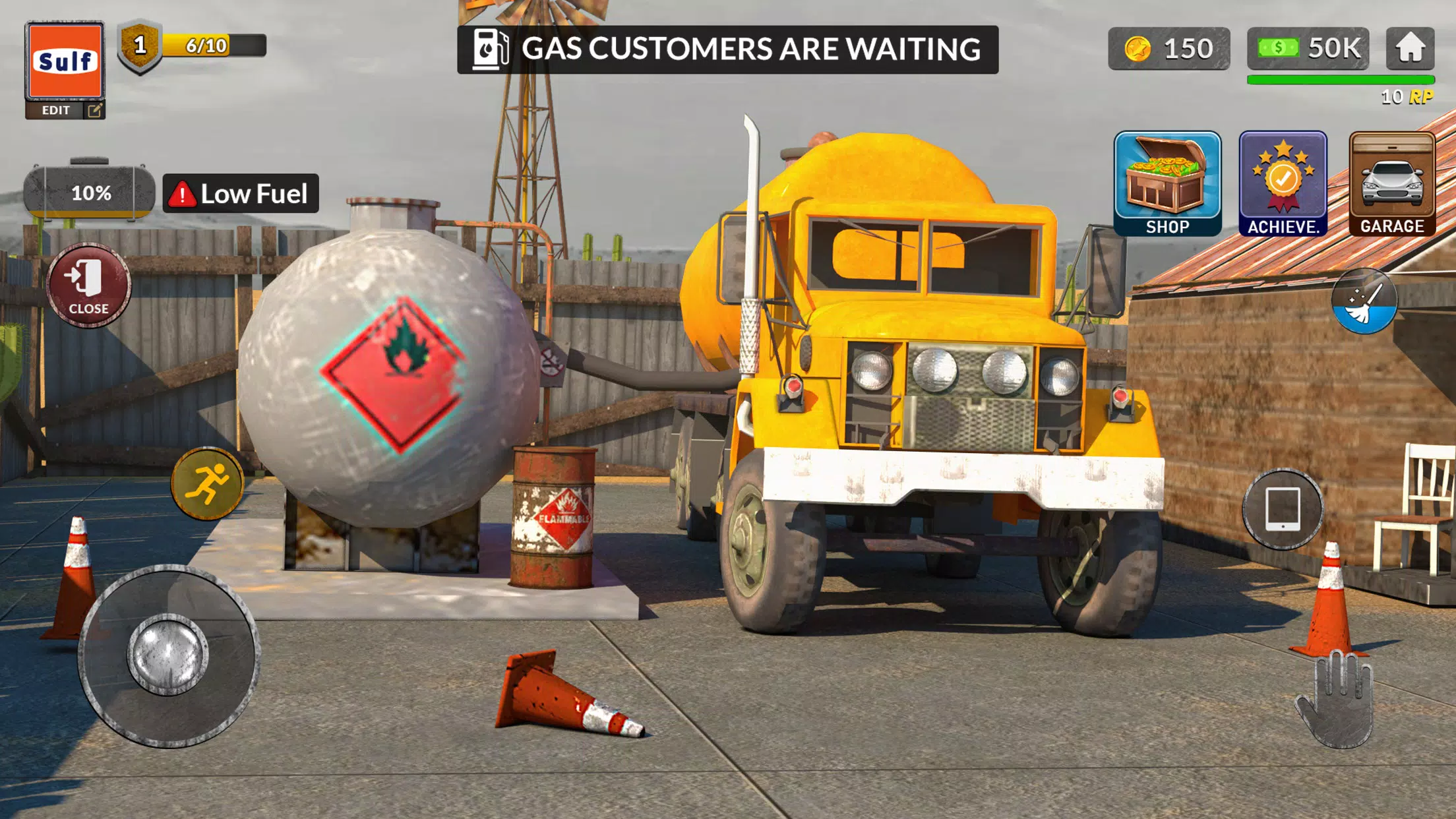 Gas Filling Junkyard Simulator 螢幕截圖 1