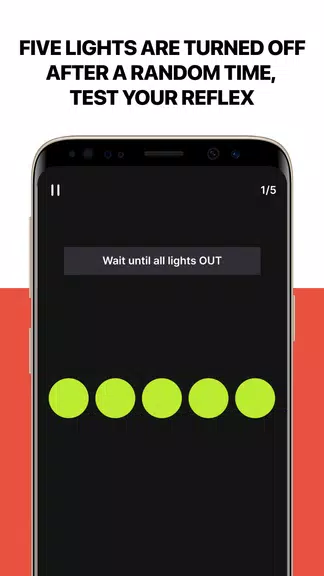 LightsOut Reaction Time/Reflex Screenshot 1