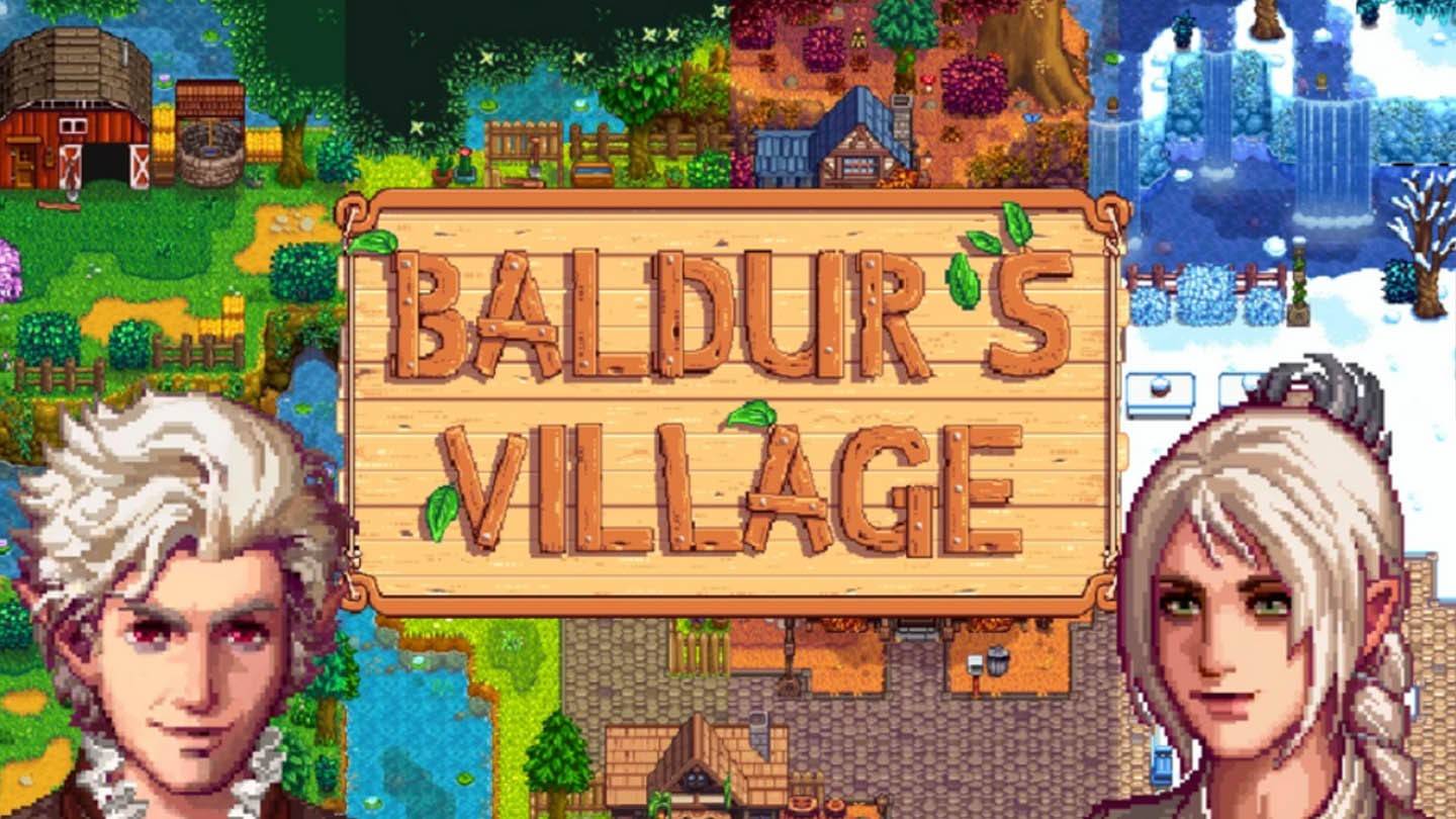 Baldur's Village: un croisement fabriqué aux fans rassemblant la vallée de Stardew et Baldur's Gate 3