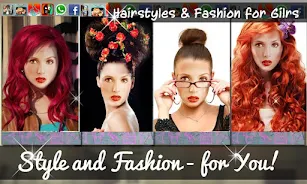 Hairstyles & Fashion for Girls Скриншот 3