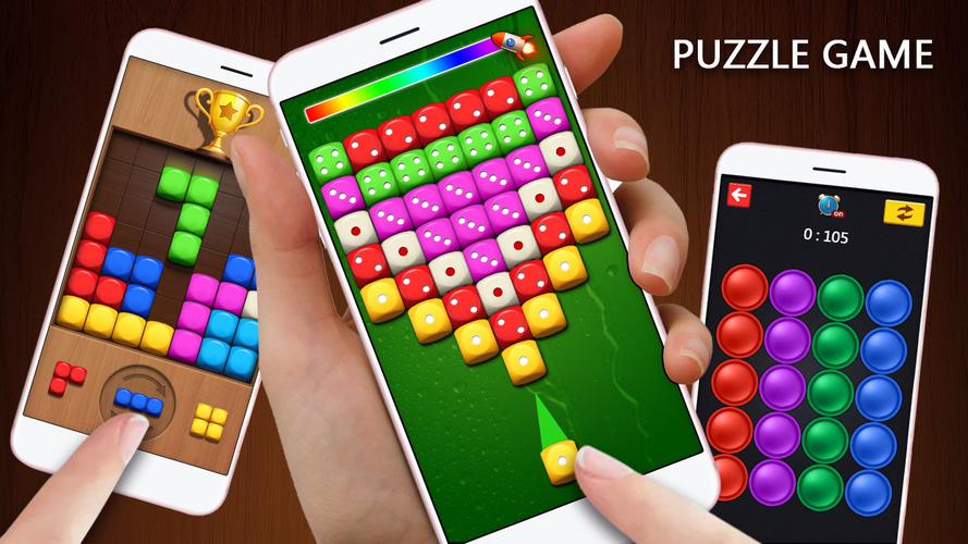 Dice Puzzle 3D - Merge game ภาพหน้าจอ 1