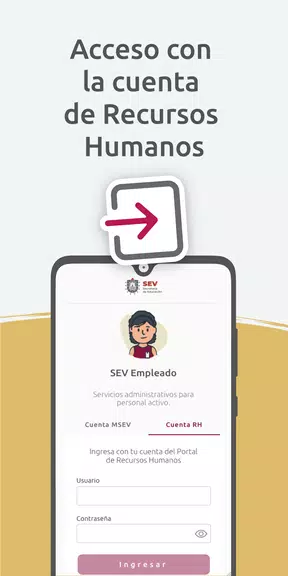 Schermata SEV Empleado 1