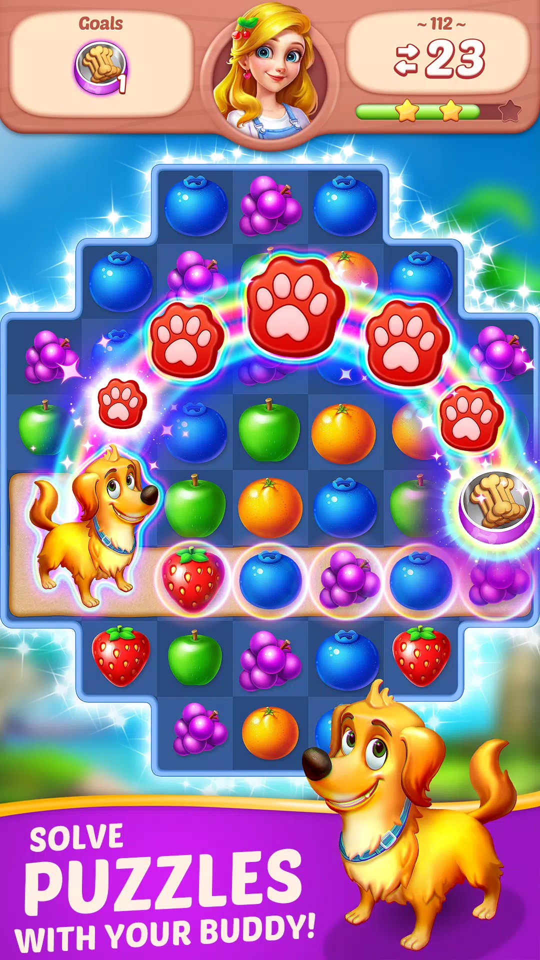 Fruit Diary - Match 3 Games Screenshot 3