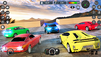 Water Slide Car Race games Screenshot 3