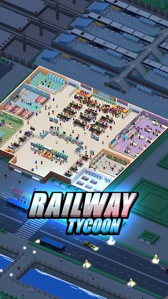 Railway Tycoon - Idle Game Mod 螢幕截圖 0