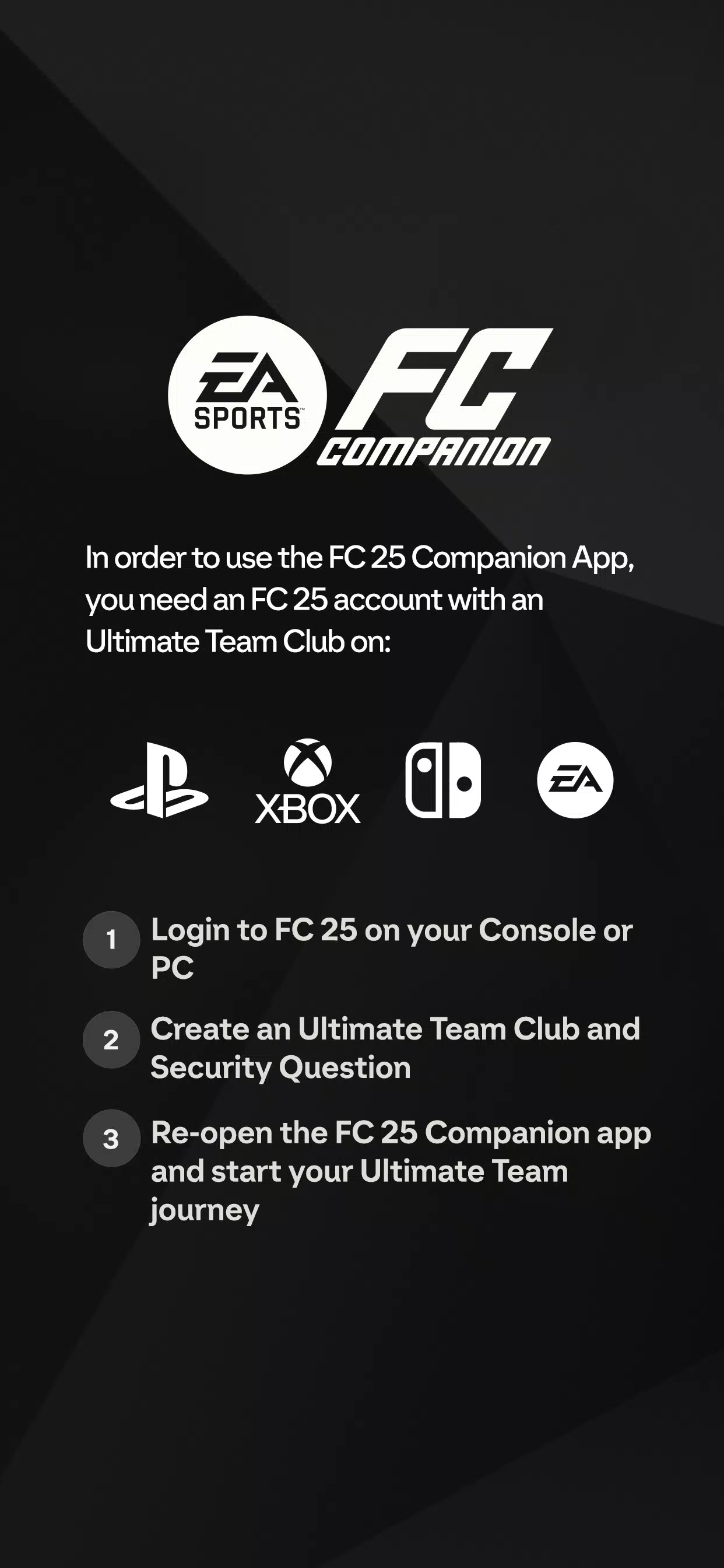 EA SPORTS FC™ 25 Companion Screenshot 0