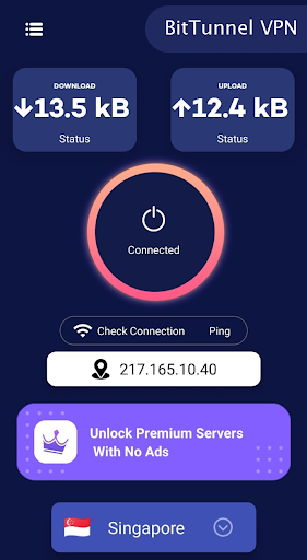 BitTunnel VPN –Secure Internet Captura de tela 2