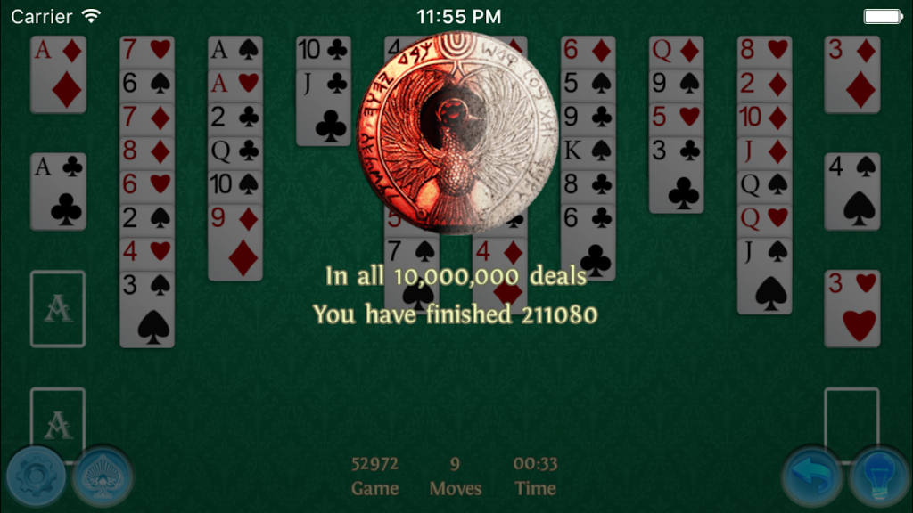 FreeCell Premium 螢幕截圖 2