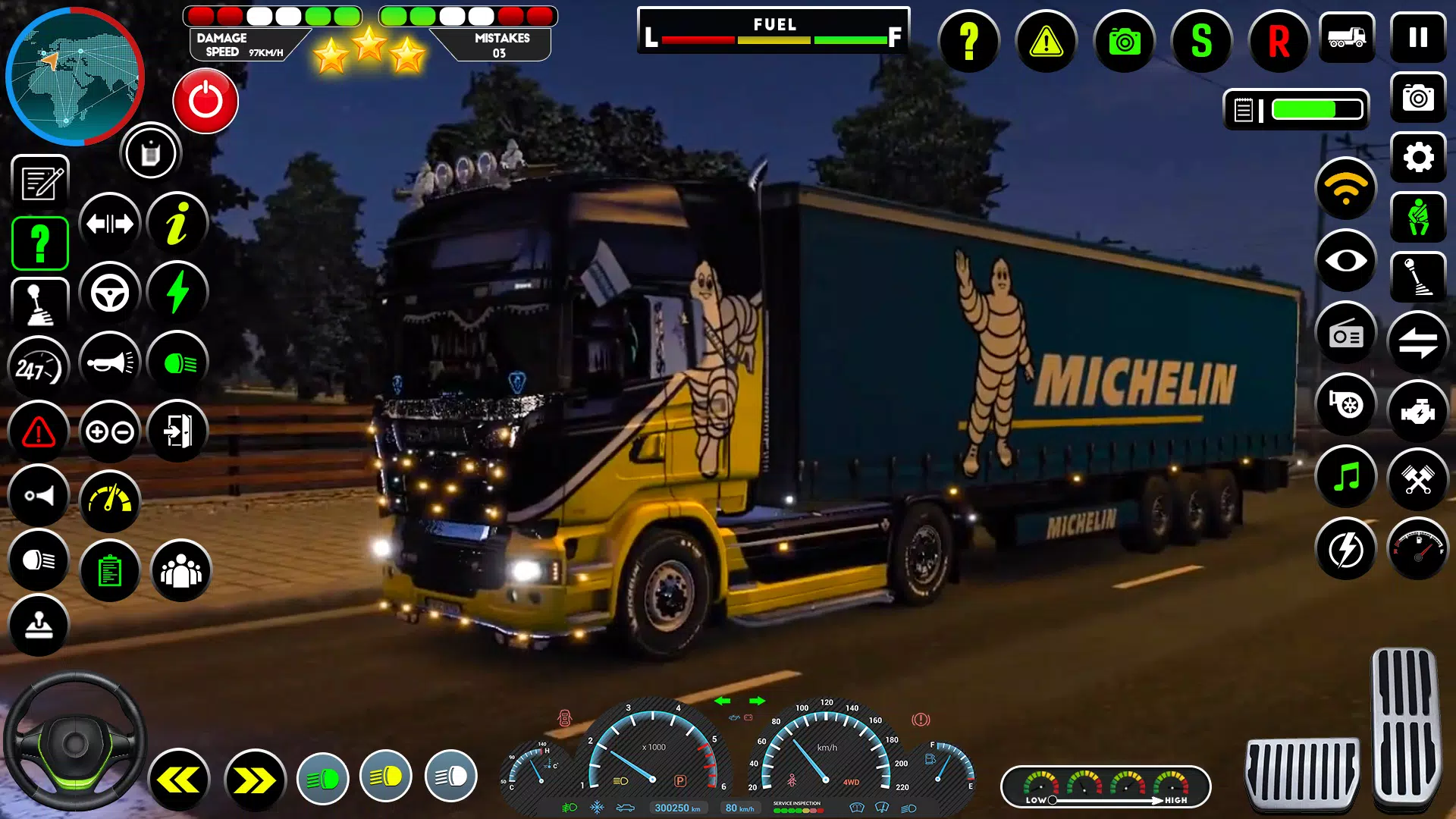 Euro Truck Driving Games Zrzut ekranu 1