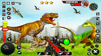 Animal Hunter:Dino Shooting Ekran Görüntüsü 0