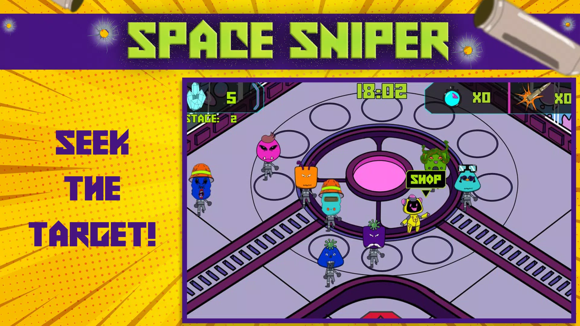 Space Sniper ဖန်သားပြင်ဓာတ်ပုံ 0