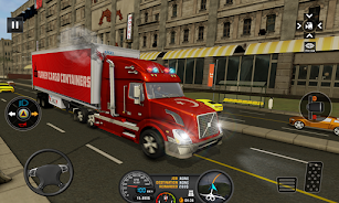 Euro Truck Transport Cargo Sim 螢幕截圖 1