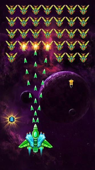 Galaxy Attack: Shooting Game Mod ဖန်သားပြင်ဓာတ်ပုံ 0